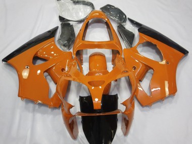 Gloss Orange & Black 00-02 ZX6R Fairings