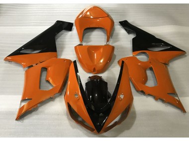 Gloss Orange & Black 05-06 ZX6R Fairings