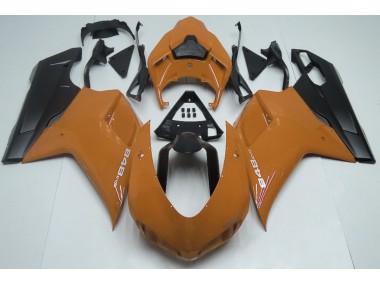 Gloss Orange & Black 07-14 Ducati 848 1098 1198 Fairings