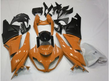 Gloss Orange & Black 09-12 ZX6R Fairings
