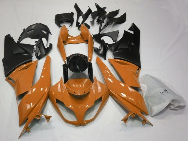Gloss Orange & Black 09-12 ZX6R Fairings