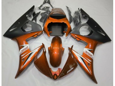 Gloss Orange & White 03-04 R6 Fairings