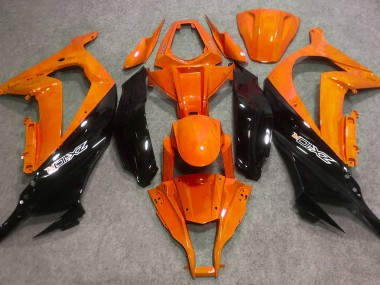 Gloss Orange and Black 16-19 ZX10R Fairings