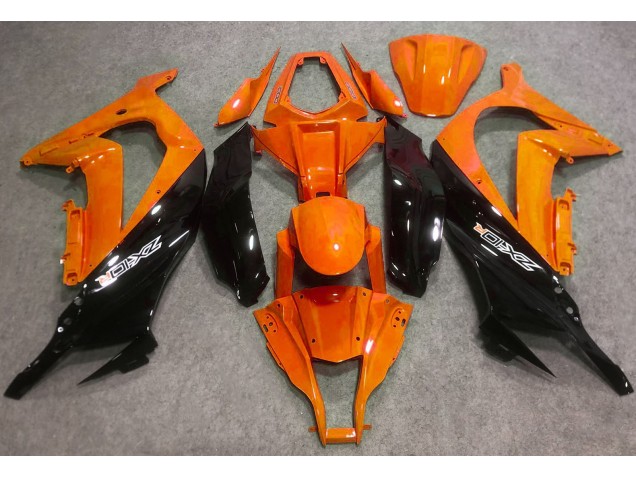 Gloss Orange and Black 16-19 ZX10R Fairings Gloss Orange and Black 16-19 ZX10R Fairings