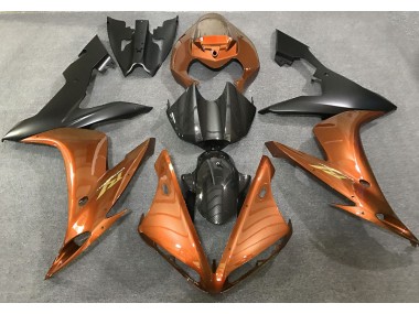 Gloss Orange and Carbon Fiber Style 04-06 R1 Fairings