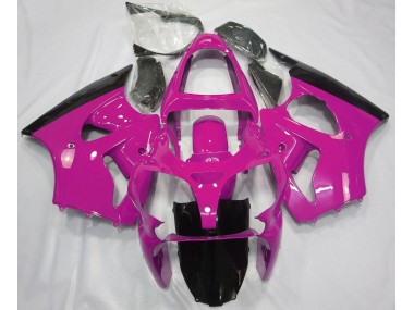 Gloss Pink & Black 00-02 ZX6R Fairings