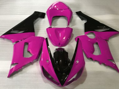 Gloss Pink & Black 05-06 ZX6R Fairings