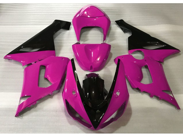 Gloss Pink & Black 05-06 ZX6R Fairings Gloss Pink & Black 05-06 ZX6R Fairings