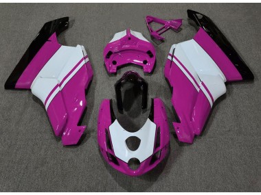 Gloss Pink & White 03-04 Ducati 749 999 Fairings