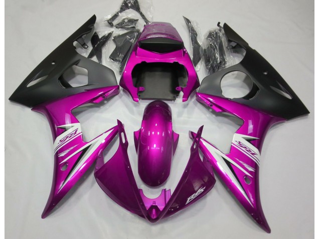 Gloss Pink & White 03-04 R6 Fairings Gloss Pink & White 03-04 R6 Fairings