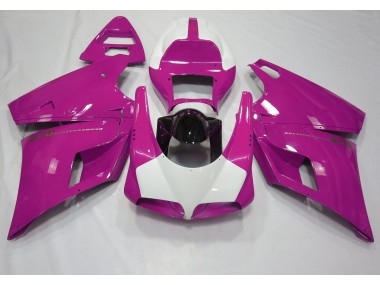 Gloss Pink & White 93-05 Ducati 996 748 916 998 Fairings