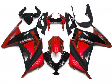 Gloss Red 13-18 Ninja 300 Fairings