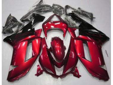 Gloss Red & Black 07-08 ZX6R Fairings