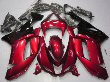 Gloss Red & Black 07-08 ZX6R Fairings