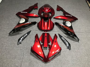 Gloss Red & Logos 04-06 R1 Fairings