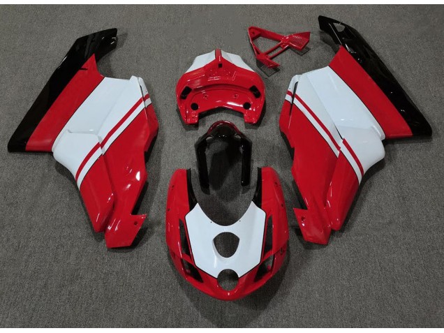 Gloss Red & White 03-04 Ducati 749 999 Fairings Gloss Red & White 03-04 Ducati 749 999 Fairings