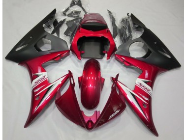 Gloss Red & White 03-04 R6 Fairings