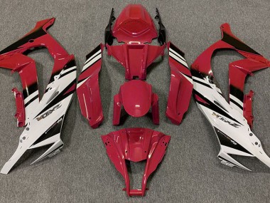 Gloss Red & White 11-15 ZX10R Fairings