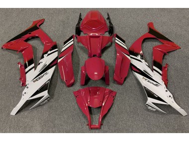 Gloss Red & White 11-15 ZX10R Fairings
