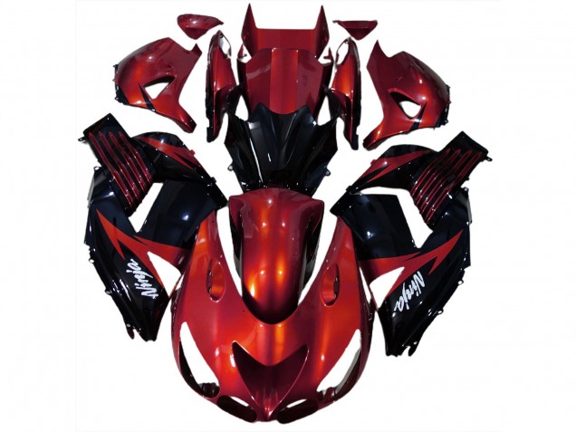 Gloss Red and Black 06-11 ZX14R Fairings Gloss Red and Black 06-11 ZX14R Fairings