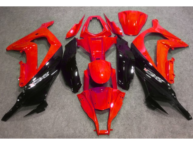 Gloss Red and Black 16-19 ZX10R Fairings Gloss Red and Black 16-19 ZX10R Fairings
