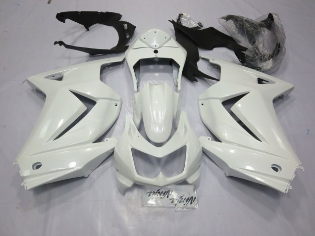 Gloss White 08-12 Ninja 250 Fairings Gloss White 08-12 Ninja 250 Fairings