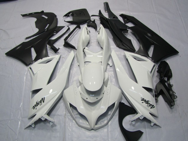 Gloss White 09-12 ZX6R Fairings Gloss White 09-12 ZX6R Fairings