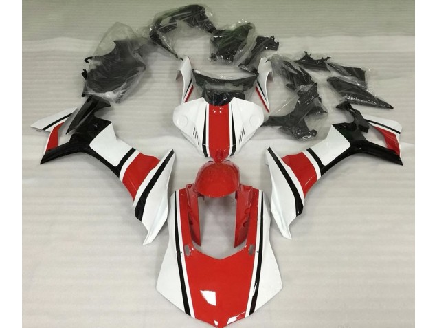 Gloss White Red and Black 15-19 R1 Fairings Gloss White Red and Black 15-19 R1 Fairings