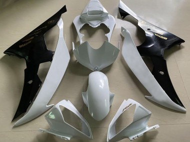 Gloss White and Black & Gold 08-16 R6 Fairings