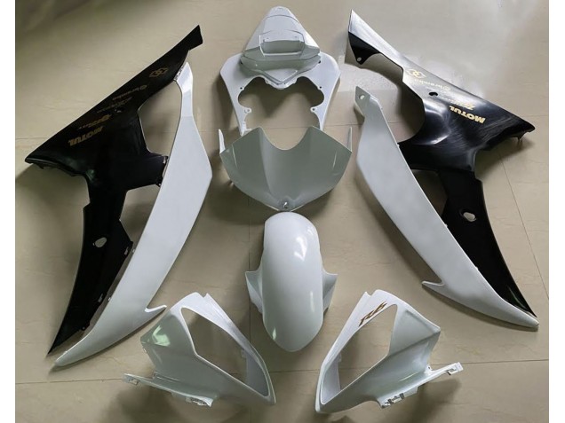 Gloss White and Black & Gold 08-16 R6 Fairings Gloss White and Black & Gold 08-16 R6 Fairings