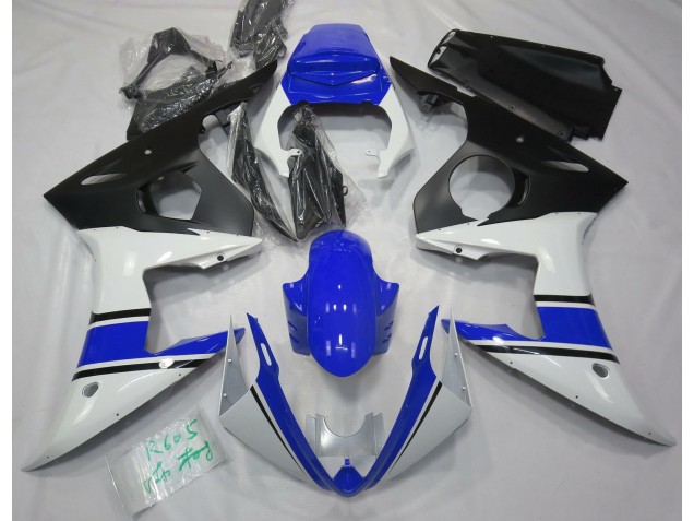 Gloss White and Blue 03-04 R6 Fairings Gloss White and Blue 03-04 R6 Fairings