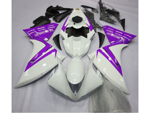 Gloss White and Purple 12-14 R1 Fairings Gloss White and Purple 12-14 R1 Fairings