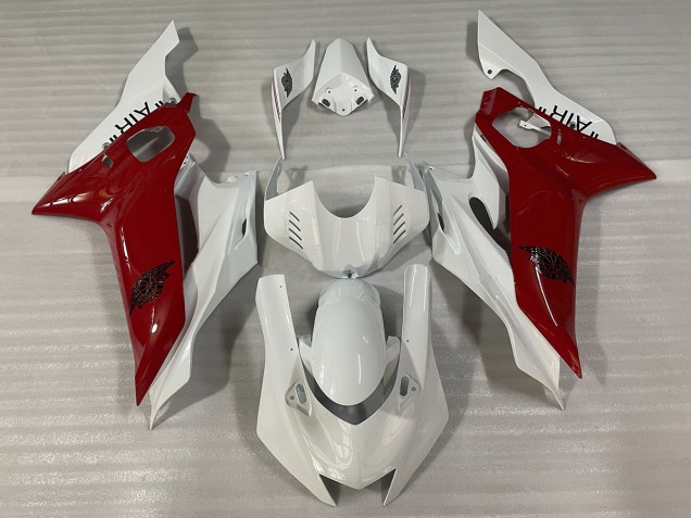 Gloss White and Red J AIR 17-21 R6 Fairings Gloss White and Red J AIR 17-21 R6 Fairings
