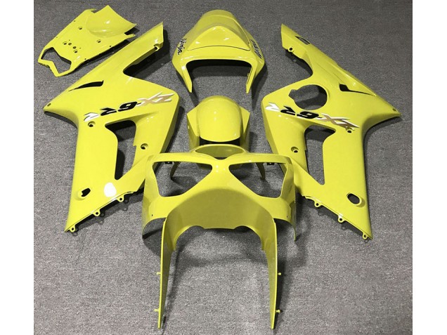 Gloss Yellow 03-04 ZX6R Fairings Gloss Yellow 03-04 ZX6R Fairings