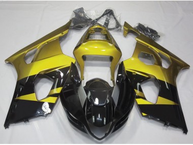 Gloss Yellow & Black 03-04 GSXR 1000 Fairings