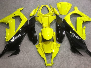 Gloss Yellow and Black 16-19 ZX10R Fairings