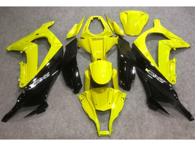 Gloss Yellow and Black 16-19 ZX10R Fairings Gloss Yellow and Black 16-19 ZX10R Fairings