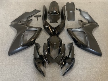 Gloss and Matte Black 06-07 GSXR 600-750 Fairings