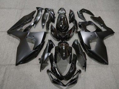 Gloss and Matte Black Style 09-16 GSXR 1000 Fairings
