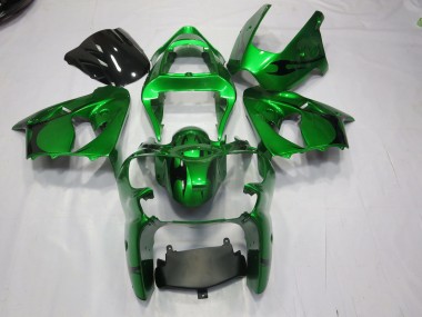 Green 00-02 ZX6R Fairings