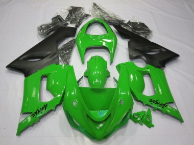 Green Black 05-06 ZX6R Fairings