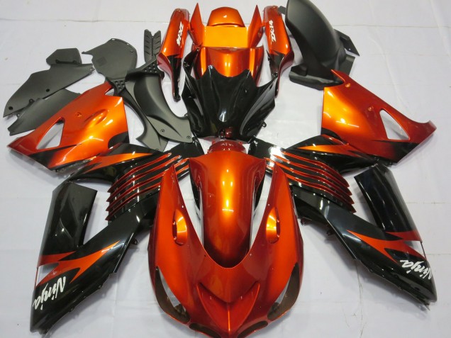 Green Black 06-11 ZX14R Fairings Green Black 06-11 ZX14R Fairings