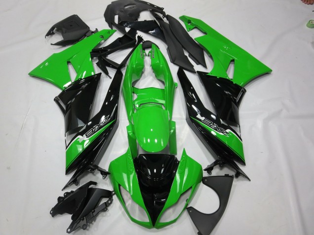 Green Black 09-12 ZX6R Fairings Green Black 09-12 ZX6R Fairings