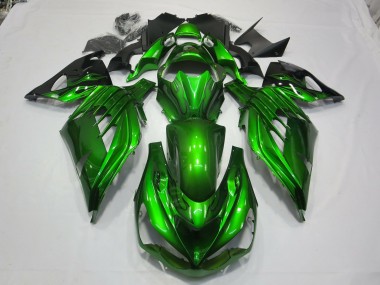 Green Black 12-21 ZX14R Fairings