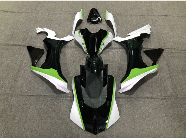 Green Black and White 15-19 R1 Fairings Green Black and White 15-19 R1 Fairings