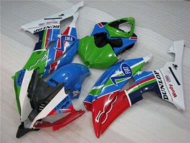 Green Fiat 08-16 R6 Fairings