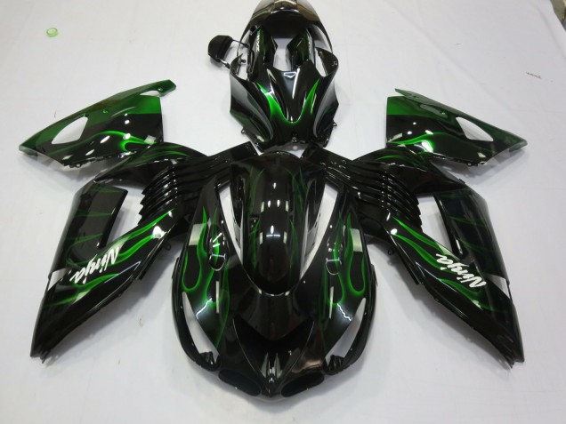 Green Flame 06-11 ZX14R Fairings Green Flame 06-11 ZX14R Fairings