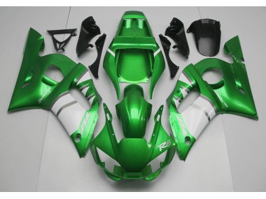 Green & White 98-02 R6 Fairings