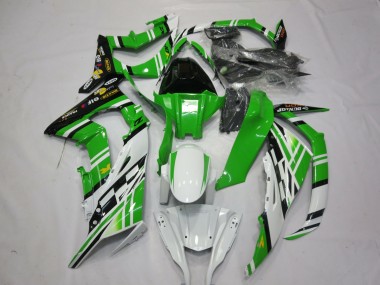 Green White Black 1 11-15 ZX10R Fairings