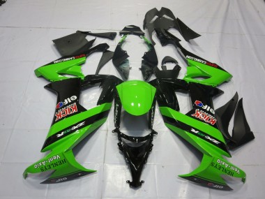 Green and Black 08-10 ZX10R Fairings